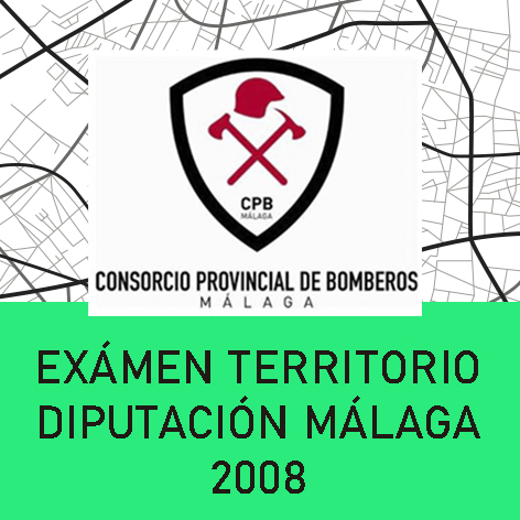 Exámen Territorio Diputación de Málaga 2008