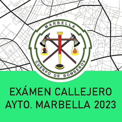 Exámen Callejero Ayuntamiento Marbella 2023