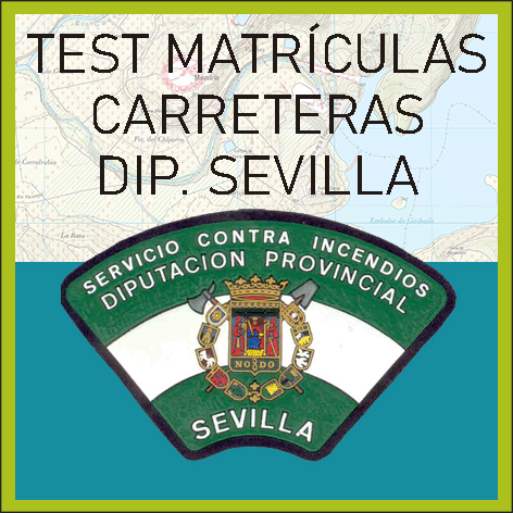 Test Matrículas Carreteras Bomberos Diputación de Sevilla