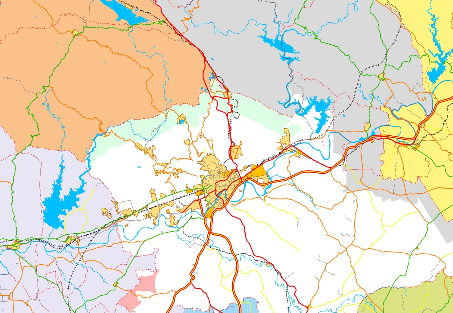 Mapa Digital Carreteras Consorcio Córdoba Mudo