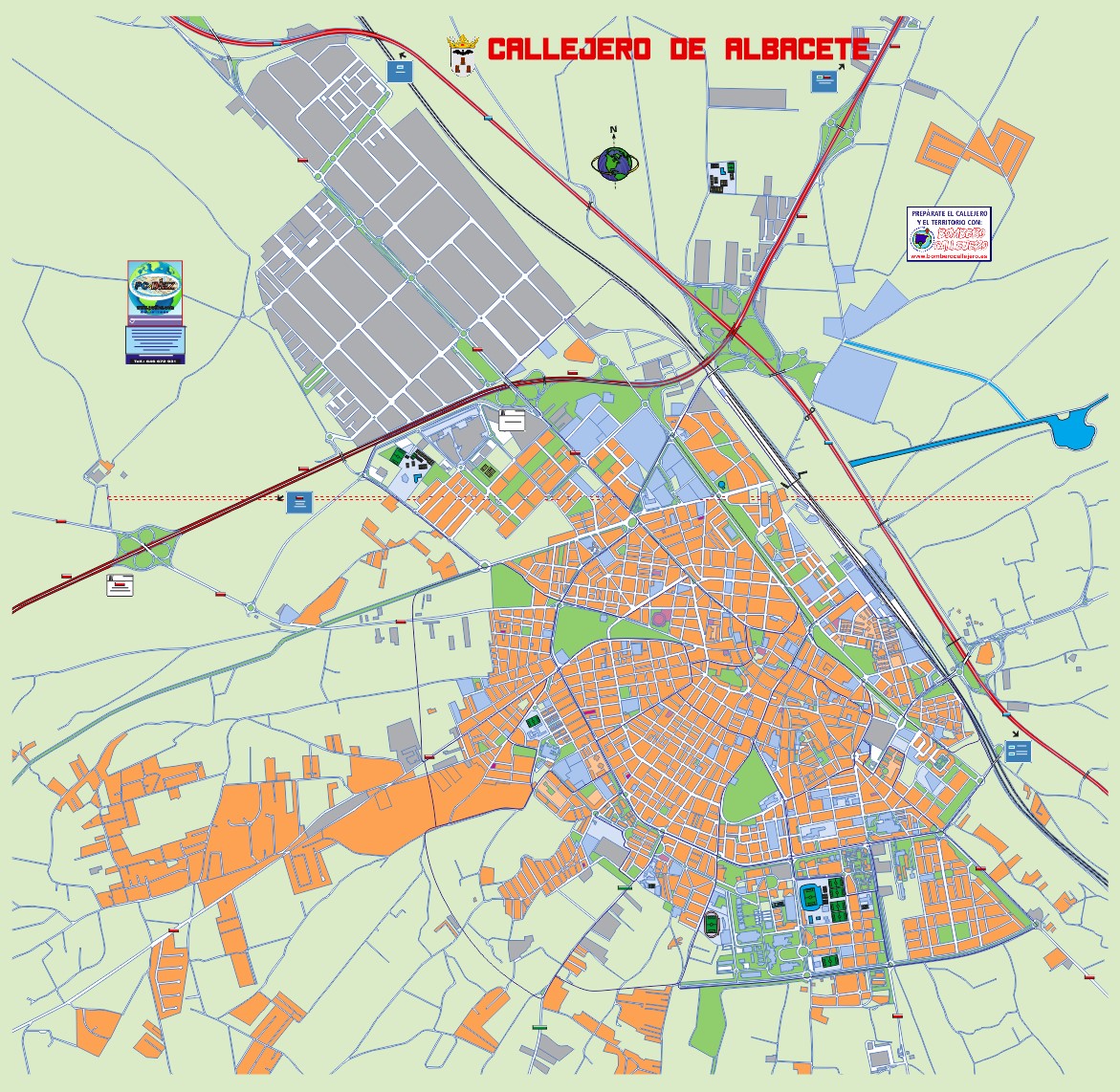 Imagen Digital Callejero Albacete Mudo