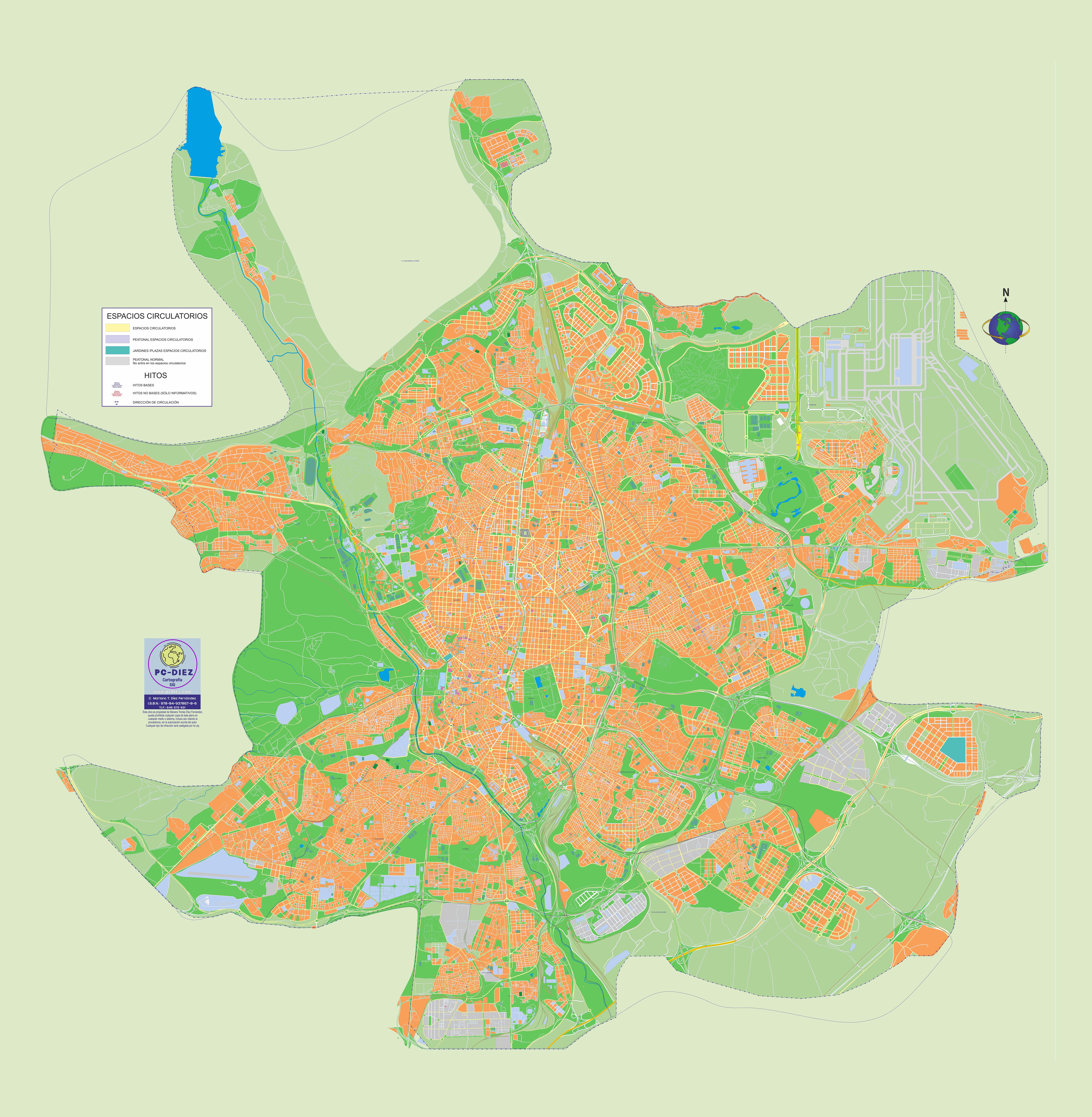 Imagen Digital Callejero Madrid Mudo