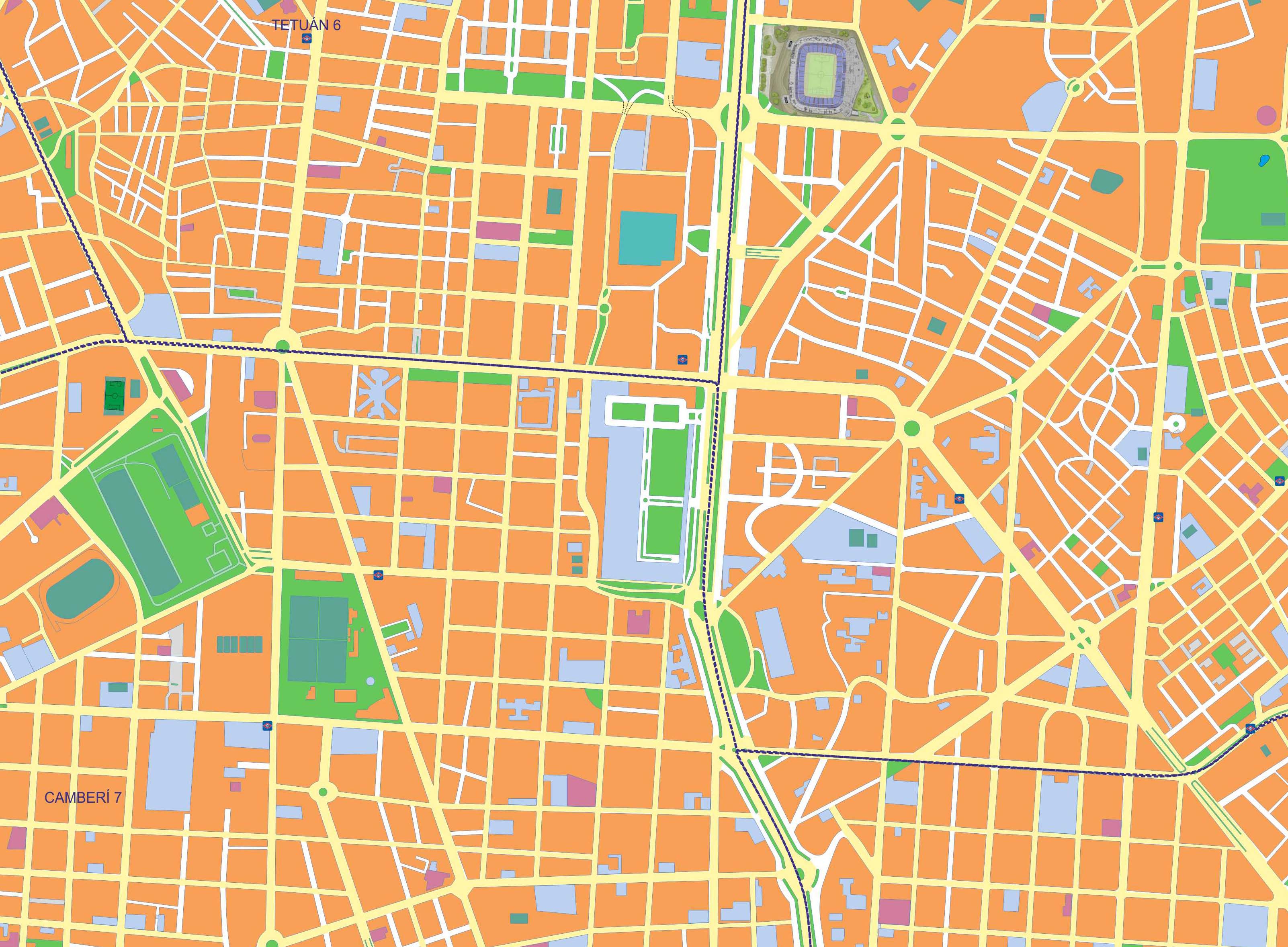 Imagen Digital Callejero Madrid Mudo