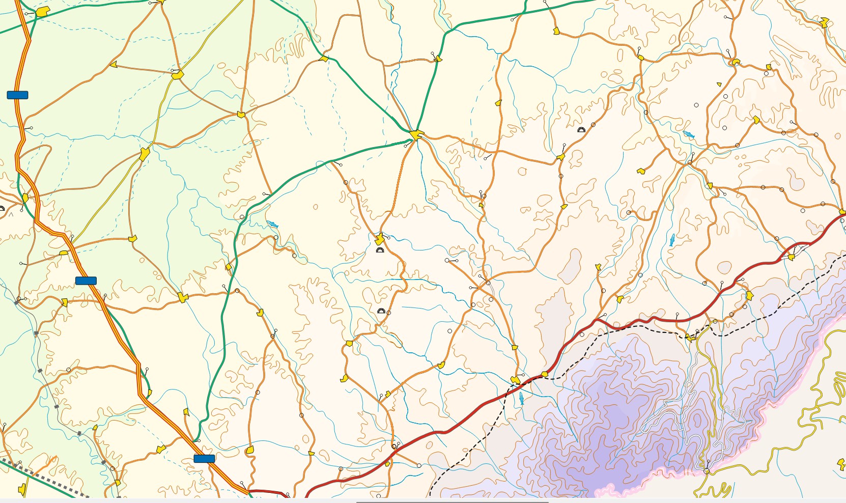 Mapa Digital Carreteras Segovia Mudo