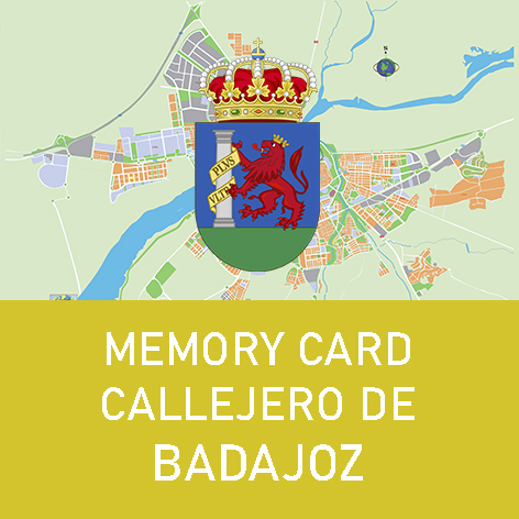 Memroy Card Callejero de Badajoz