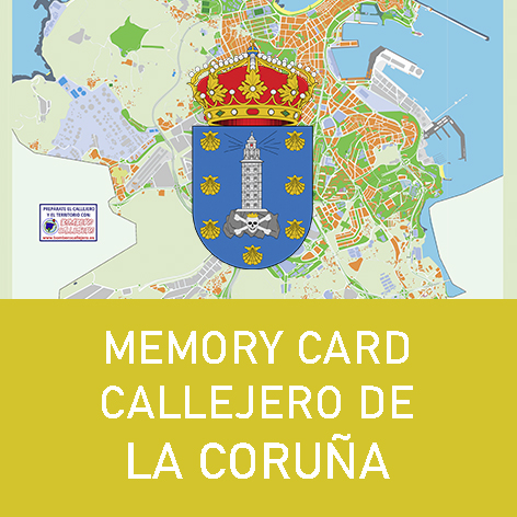 Memory Card Callejero de La Coruña
