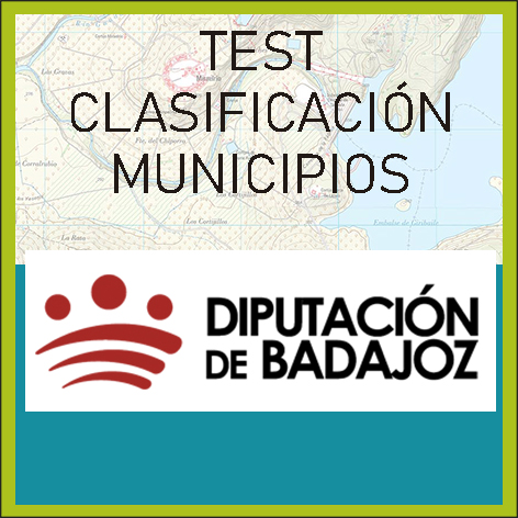 Test Clasificación Municipios Badajoz