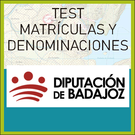 Test Matrículas Carreteras Badajoz