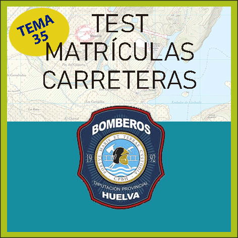Test Matrículas Carreteras Consorcio Bomberos Huelva