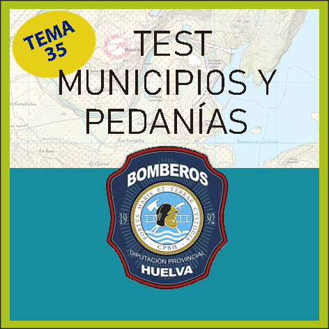 Test Municipios y Pedanías Consorcio Bomberos Huelva