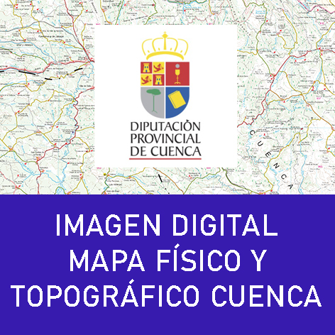 Mapa Digital Físico y Topográfico IGN Cuenca